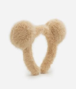 Tiara Infantil com Pompons Felpudos - Tam U