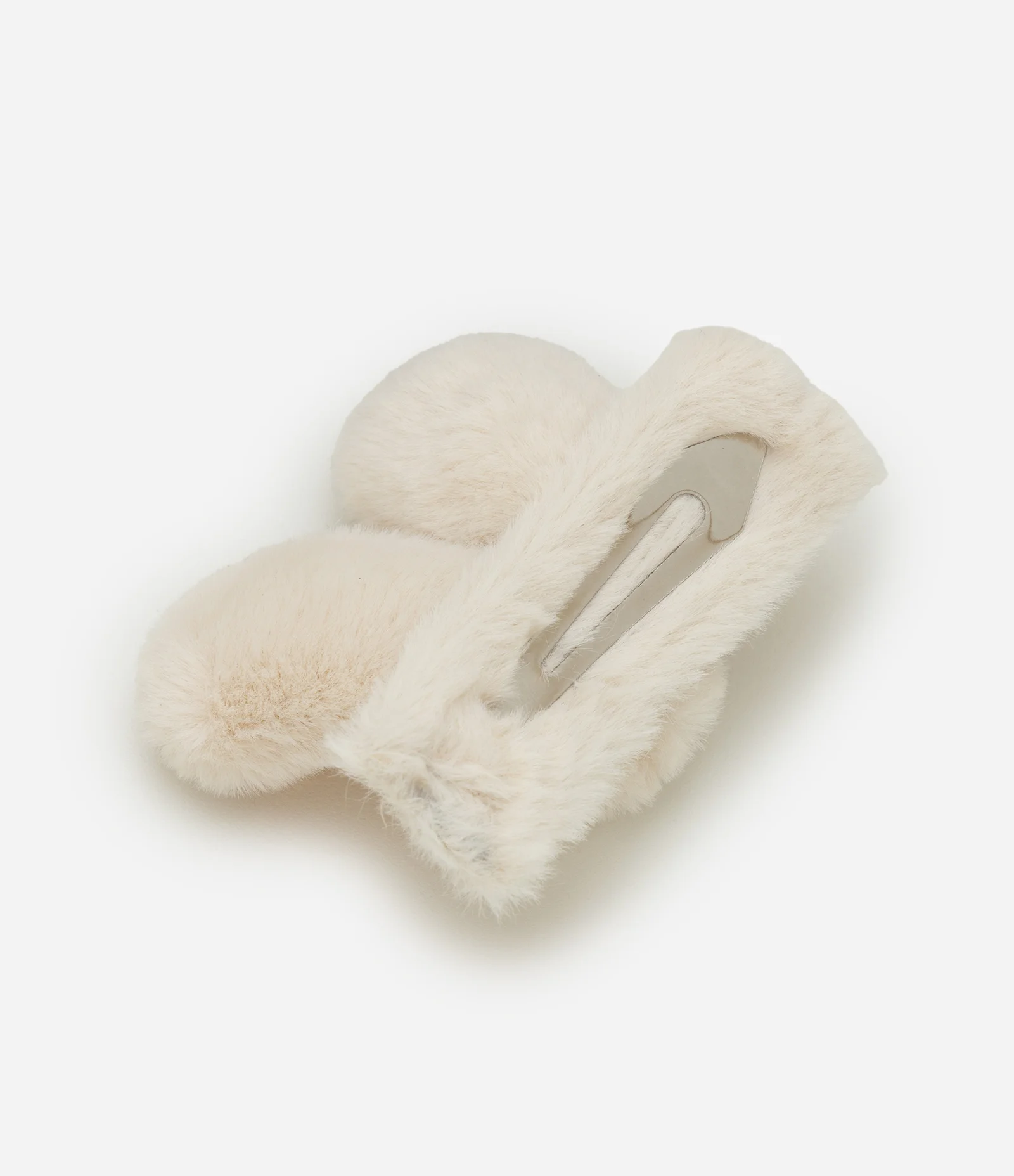 Presilha de Cabelo Infantil Plush Coelho - Tam U Bege 2