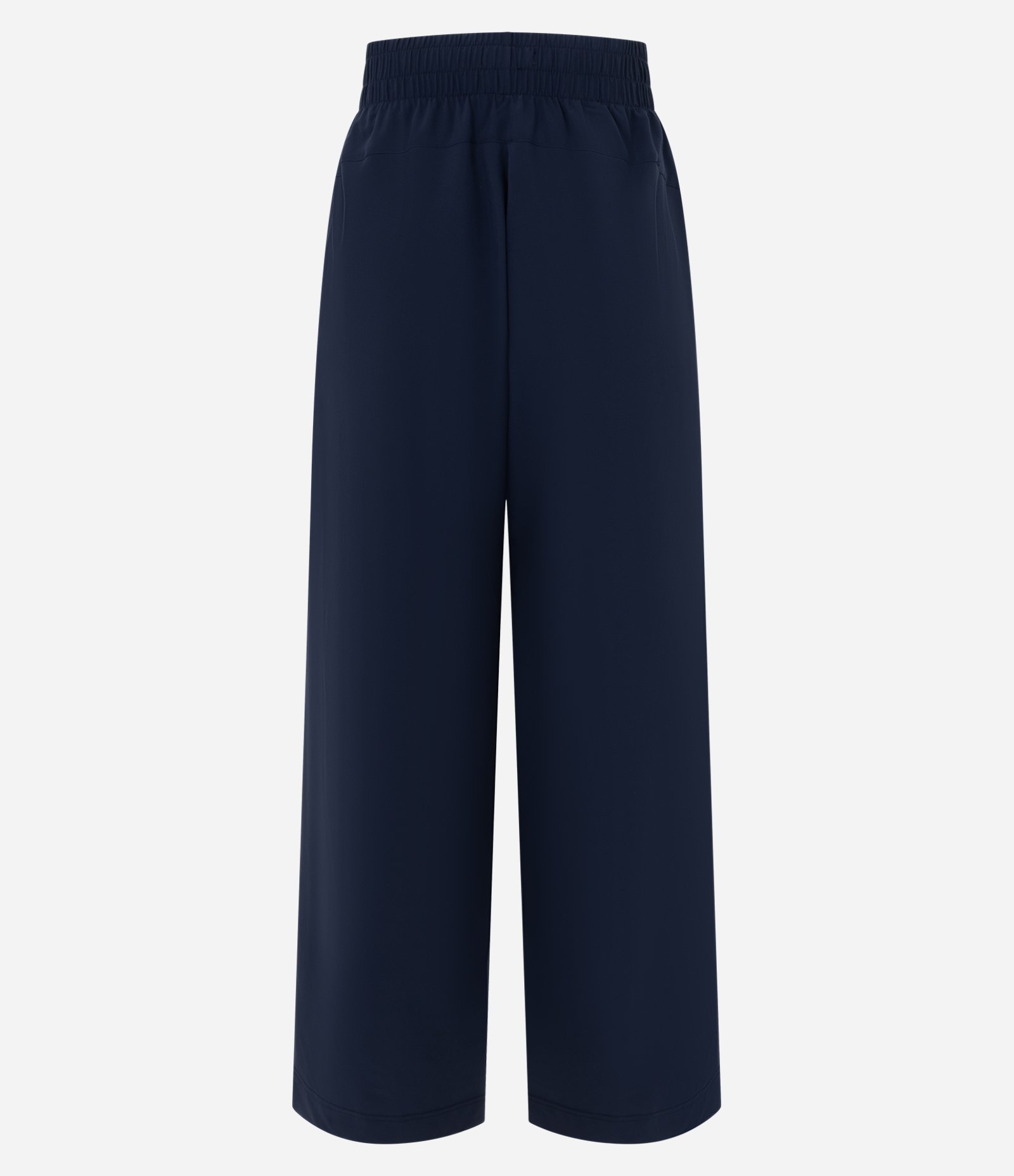 Calça Reta Esportiva com Friso Contrastante Azul 3