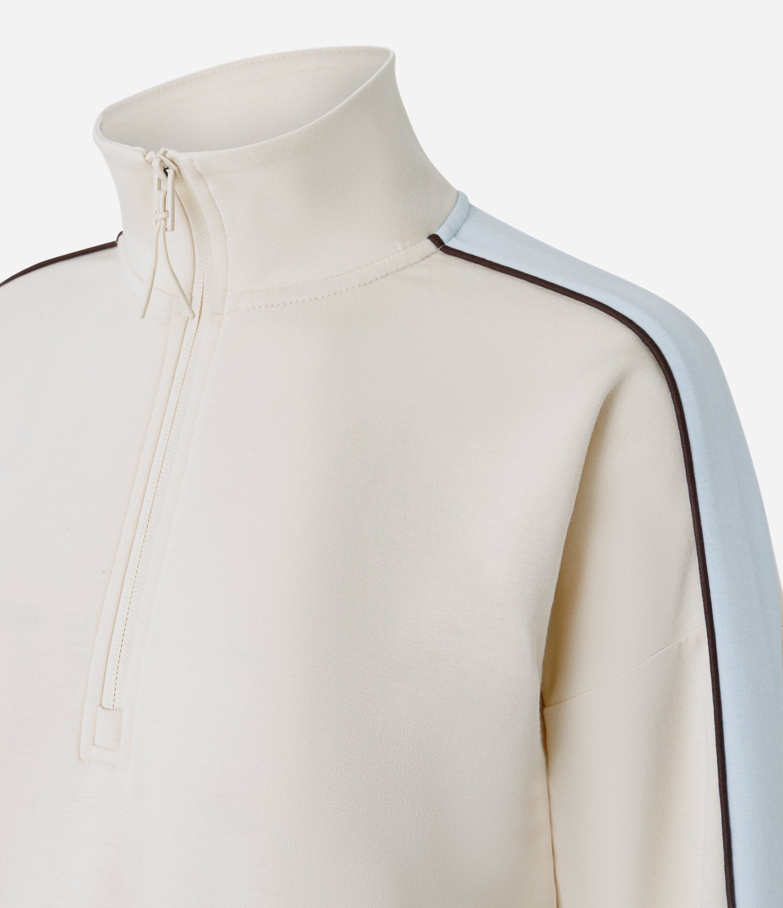 Moletom Esportivo em Microfibra com Recortes Contrastantes Off White 6