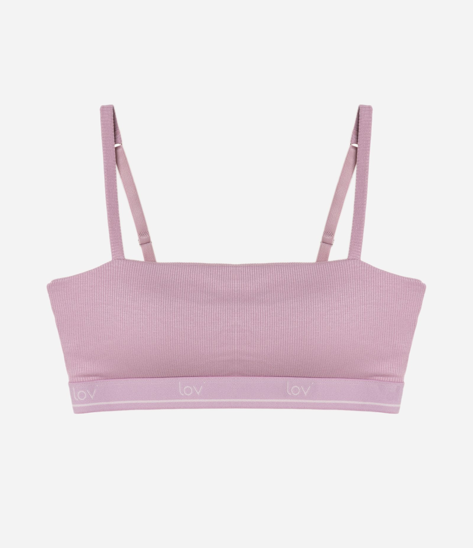 Sutiã Top em Viscose com Bojo Removível Rosa 1