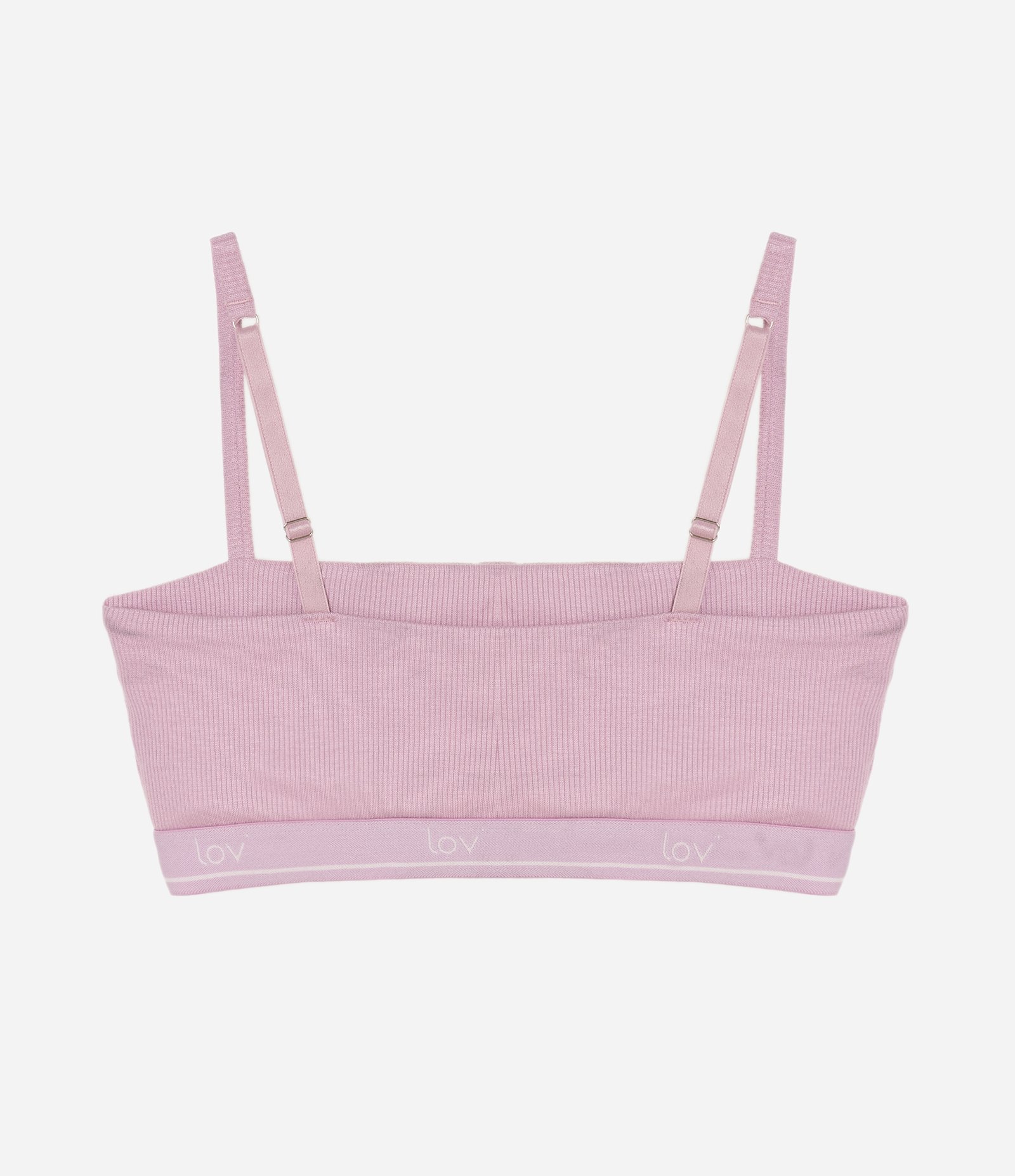 Sutiã Top em Viscose com Bojo Removível Rosa 2