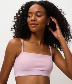 Sutiã Top em Viscose com Bojo Removível