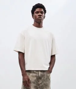 Camiseta Boxy em Malha Tecnológica