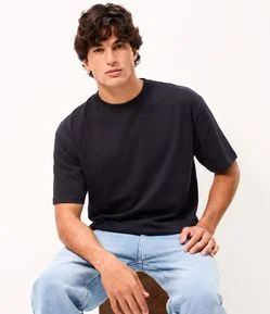 Camiseta Boxy em Malha Tecnológica