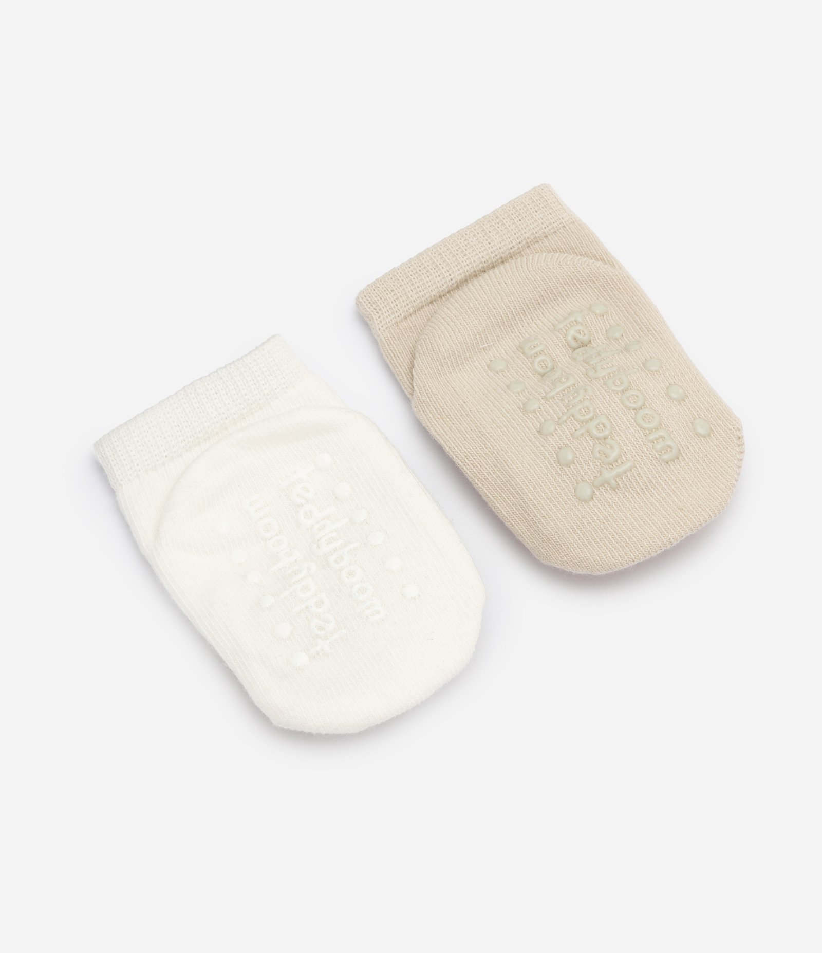 Kit de 02 Meias Bebê com Carinha de Bicho Interativa Multicores 2