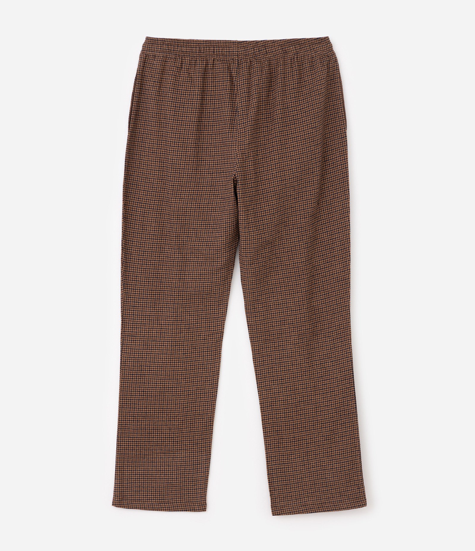 Calça Pijama Flanela Xadrez Avulsa Marrom 2