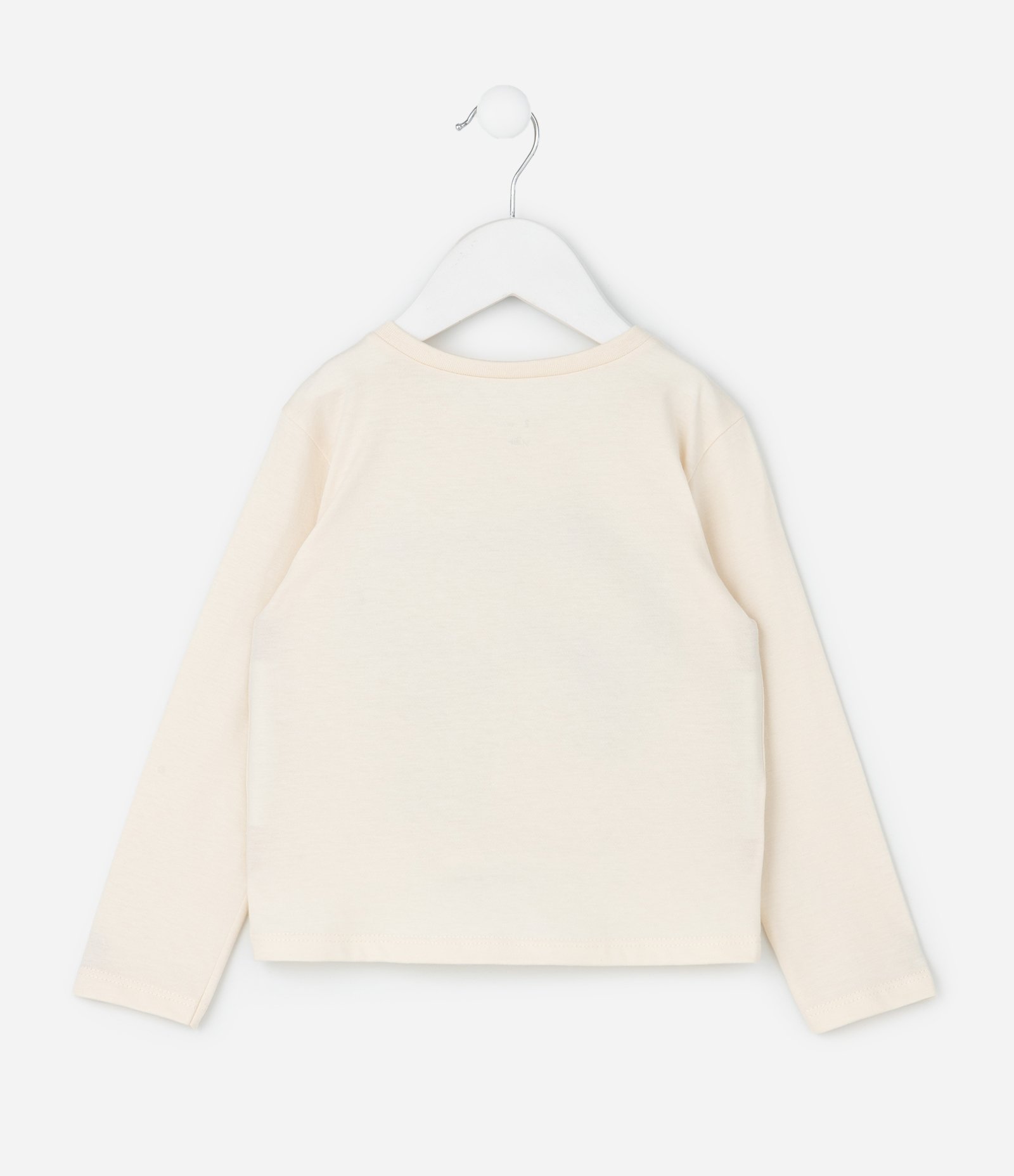 Camiseta Infantil com Estampa Gatinhos Kawaii – Tam 1 a 6 Anos Off White 2