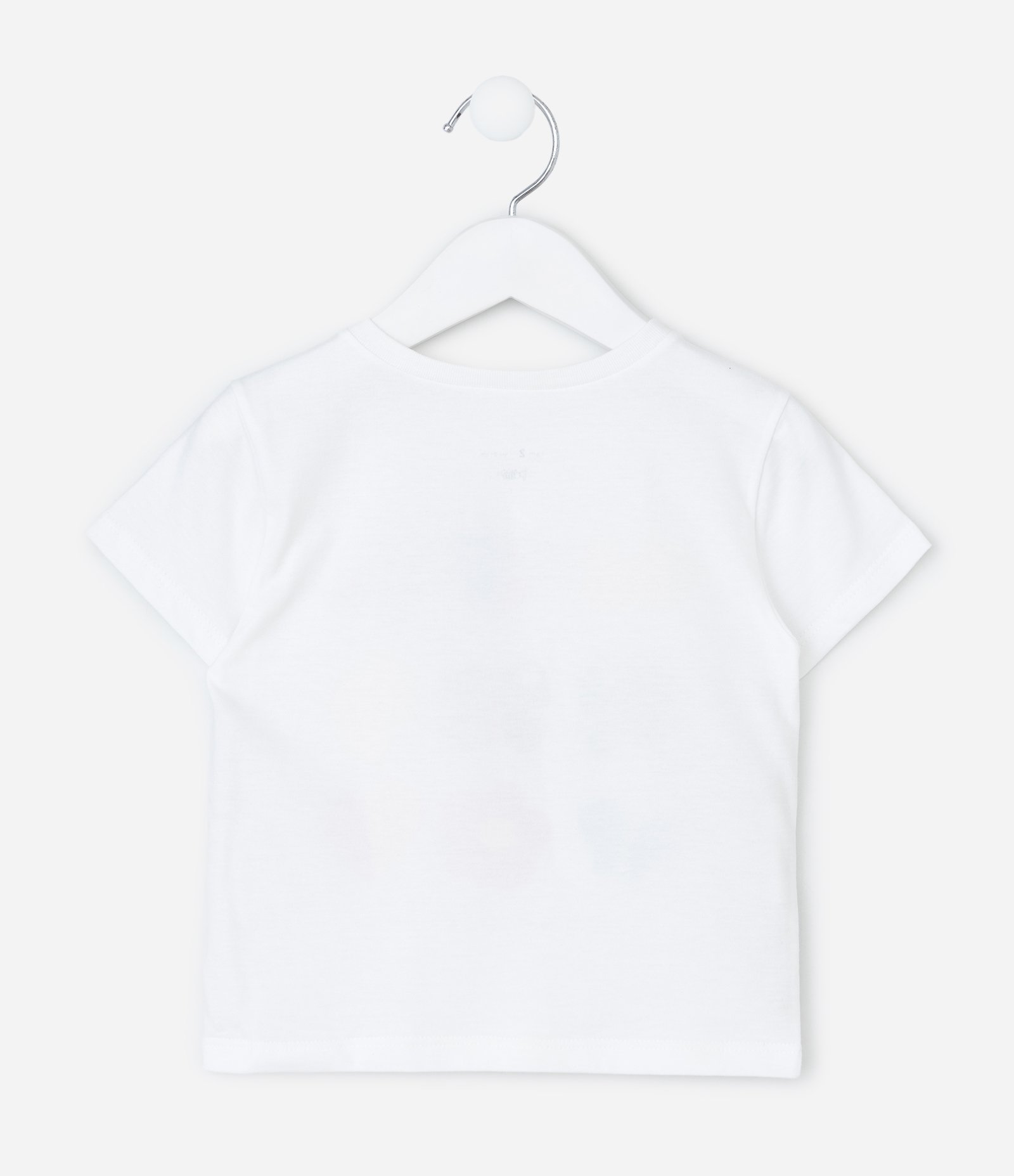 Camiseta Infantil com Estampa Ícones Divertidos – Tam 1 a 5/6 Anos Branco 1