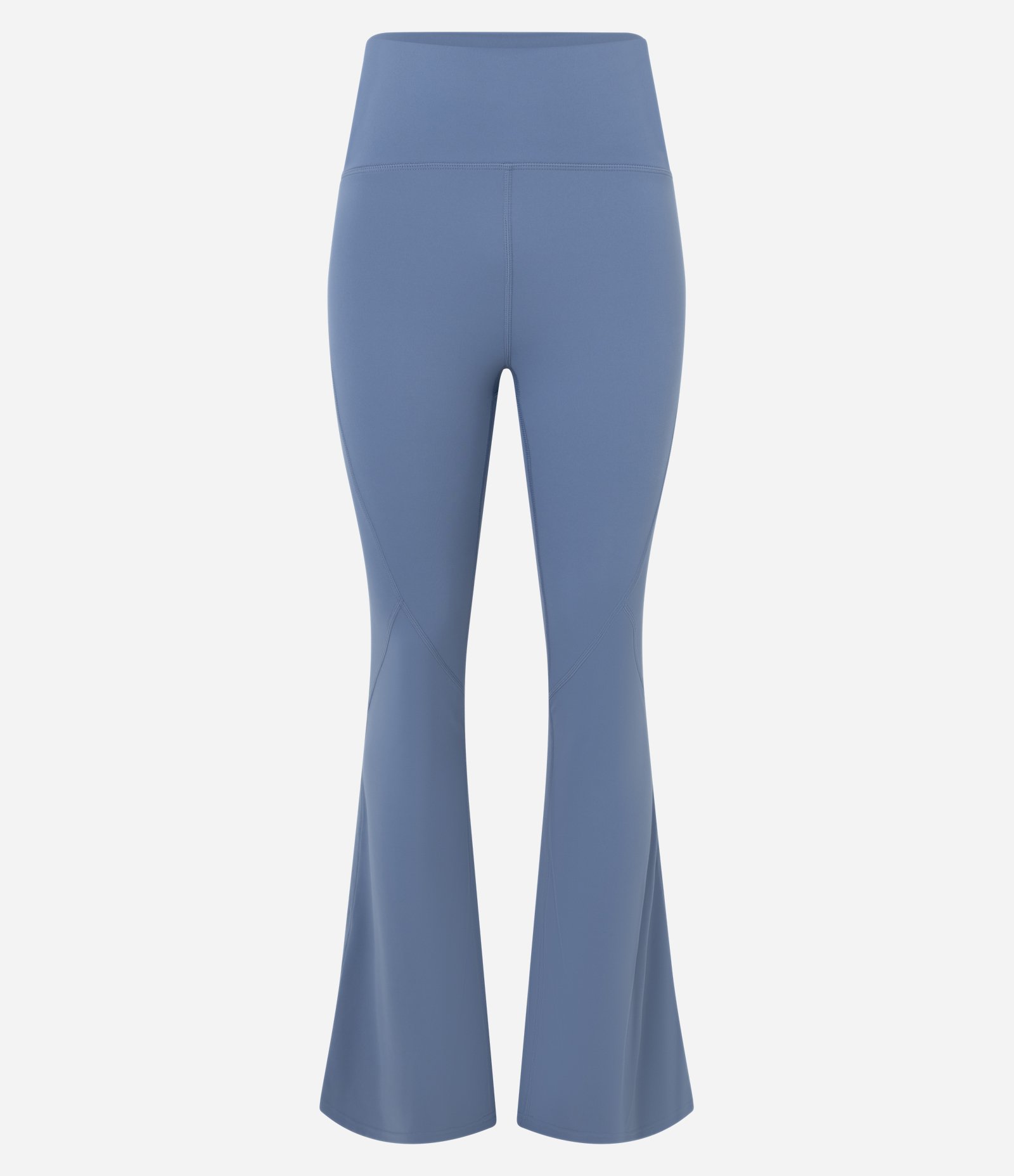 Calça Flare Esportiva com Cós Largo Azul 5