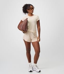 Bermuda Runner Esportiva com Listras Laterais