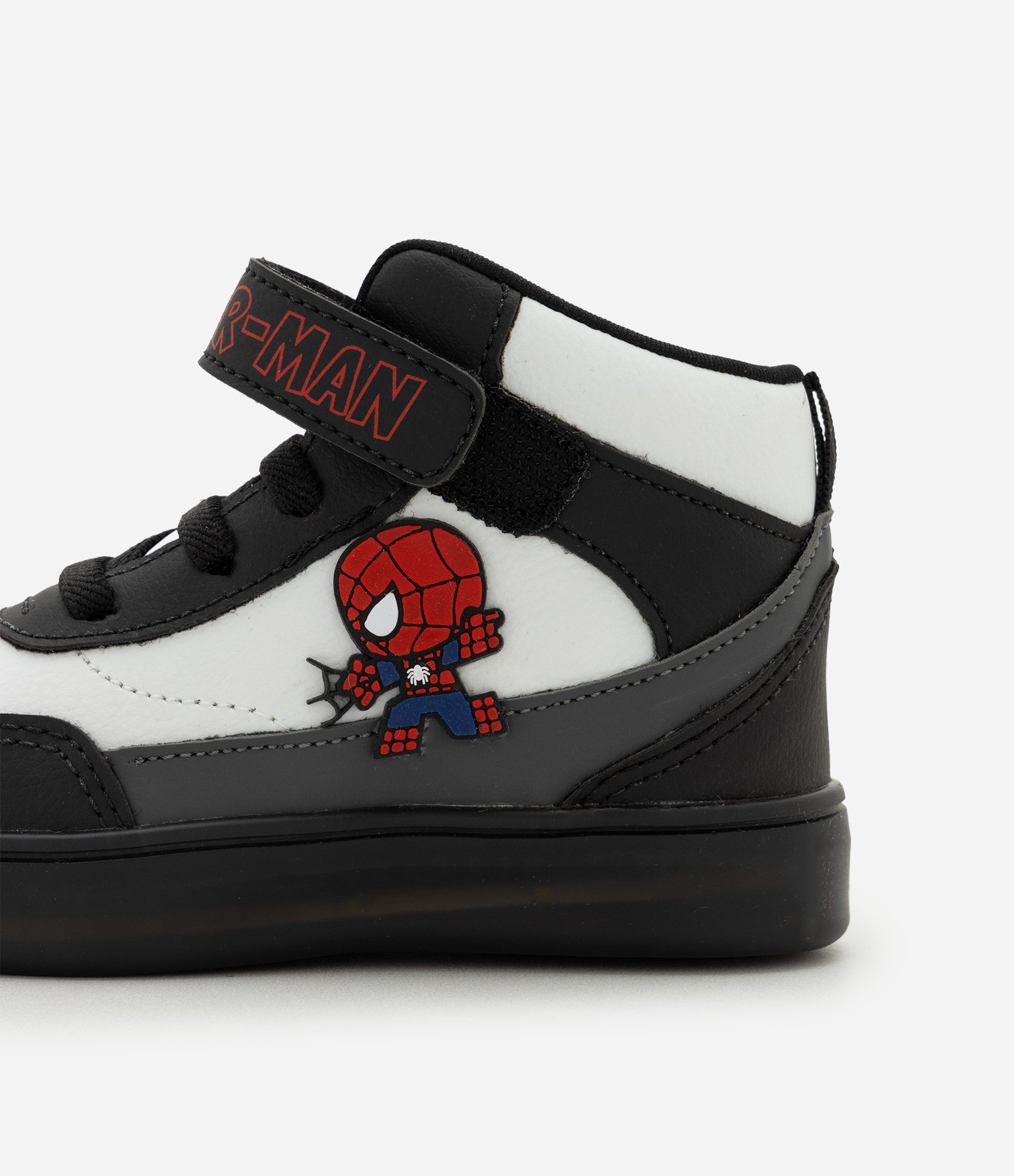 Tênis Infantil Spidey com Luzes LED - Tam 20 a 27 Preto 4