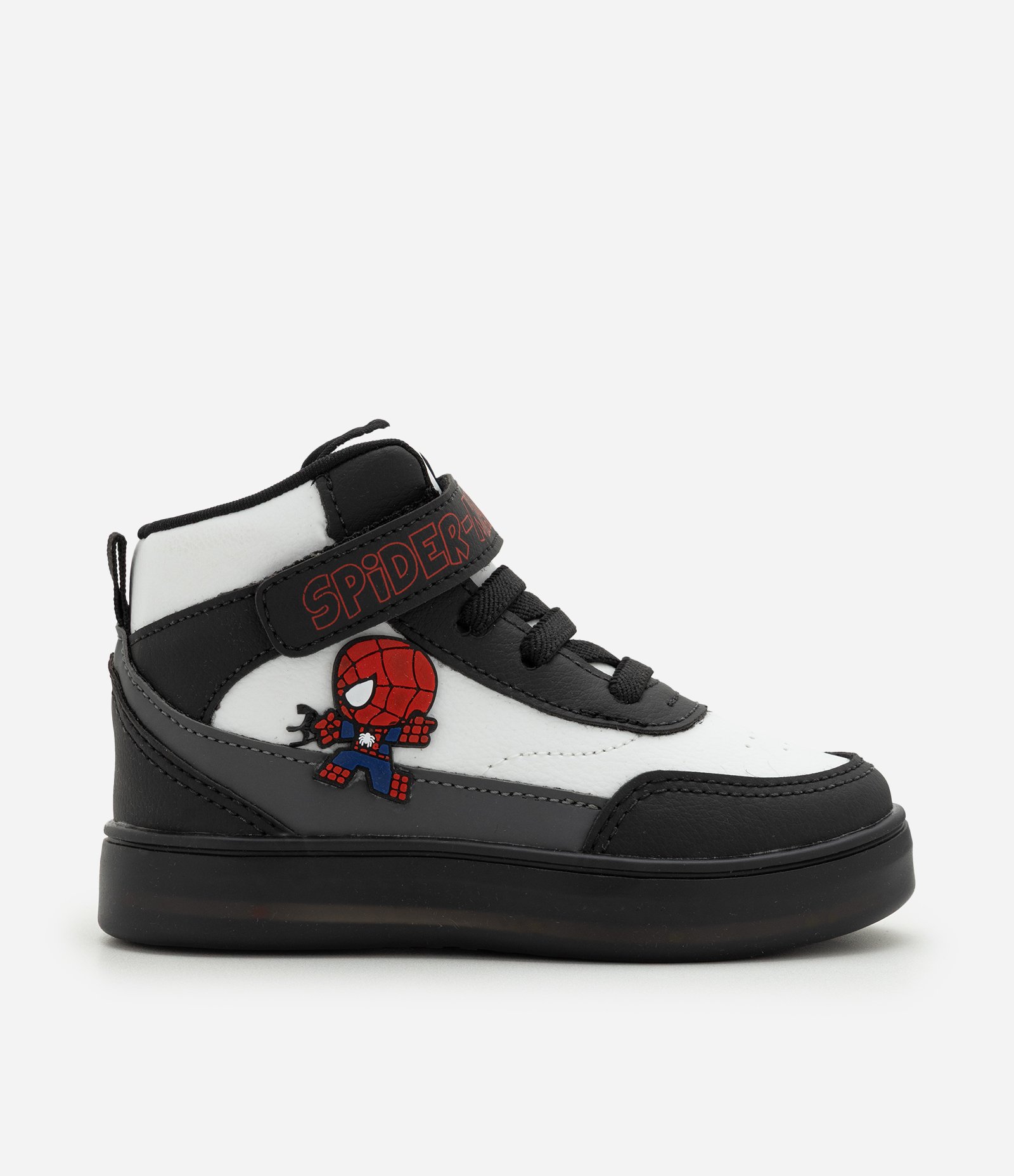 Tênis Infantil Spidey com Luzes LED - Tam 20 a 27 Preto 6