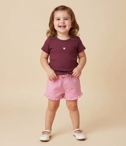Short Infantil com Babadinhos - Tam 1 a 5 Anos