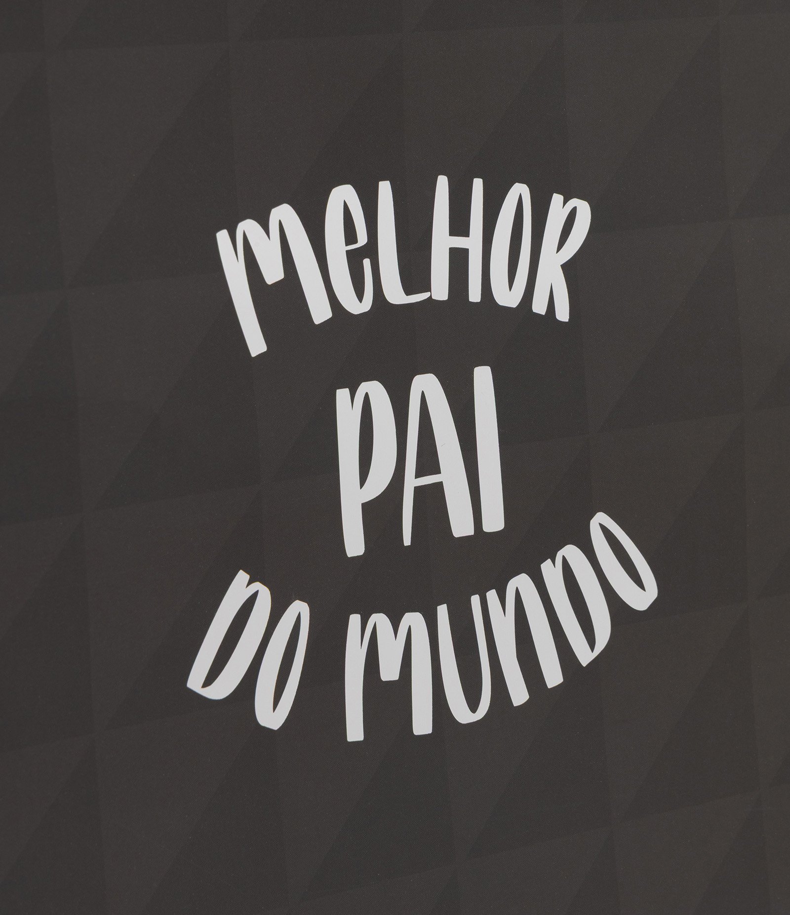 Embalagem de Presente Grande com Estampa Melhor Pai do Mundo Preto 2