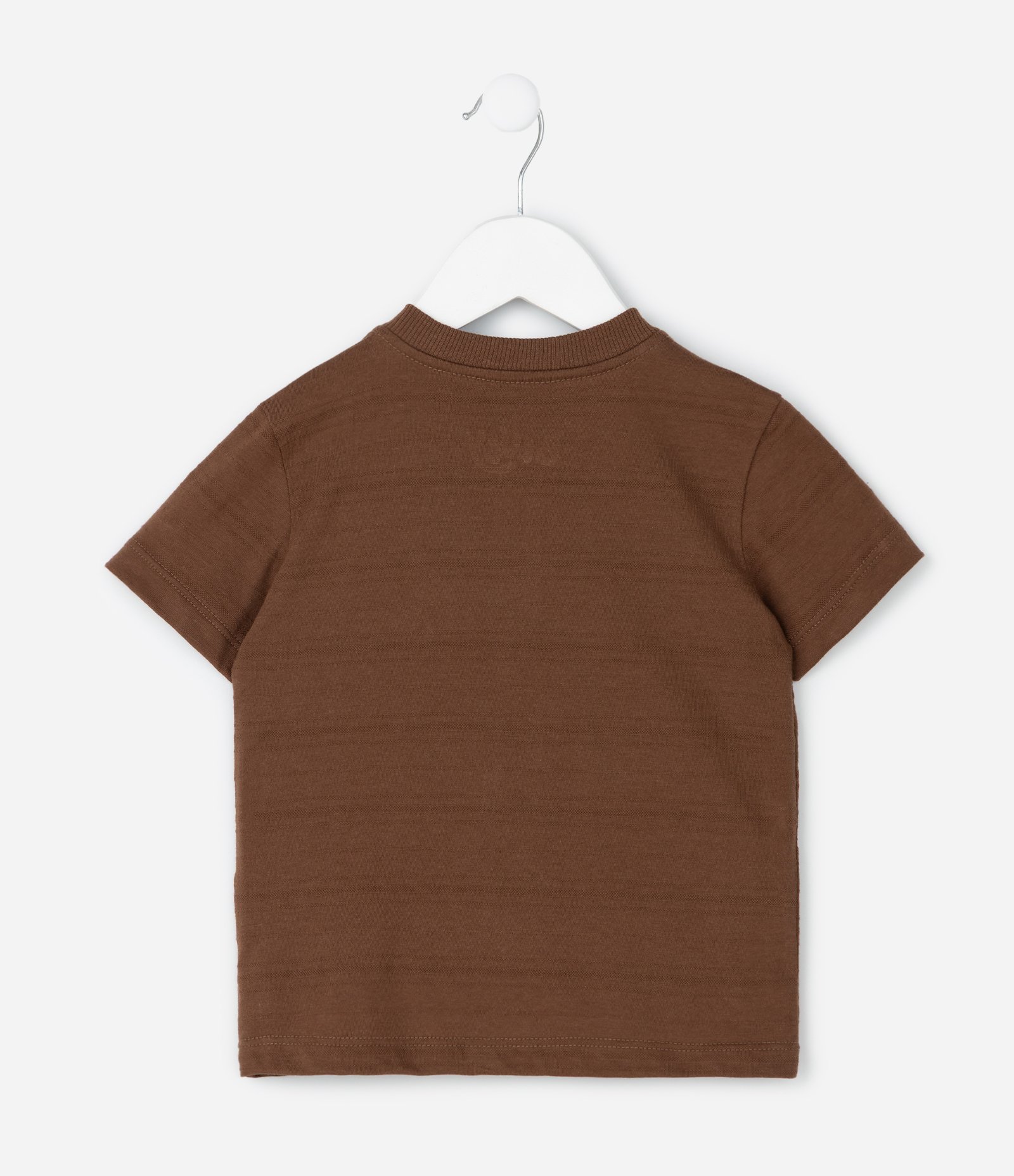 Camiseta Infantil Bluey com Gola Henley – Tam 2 a 6 Anos Marrom 3
