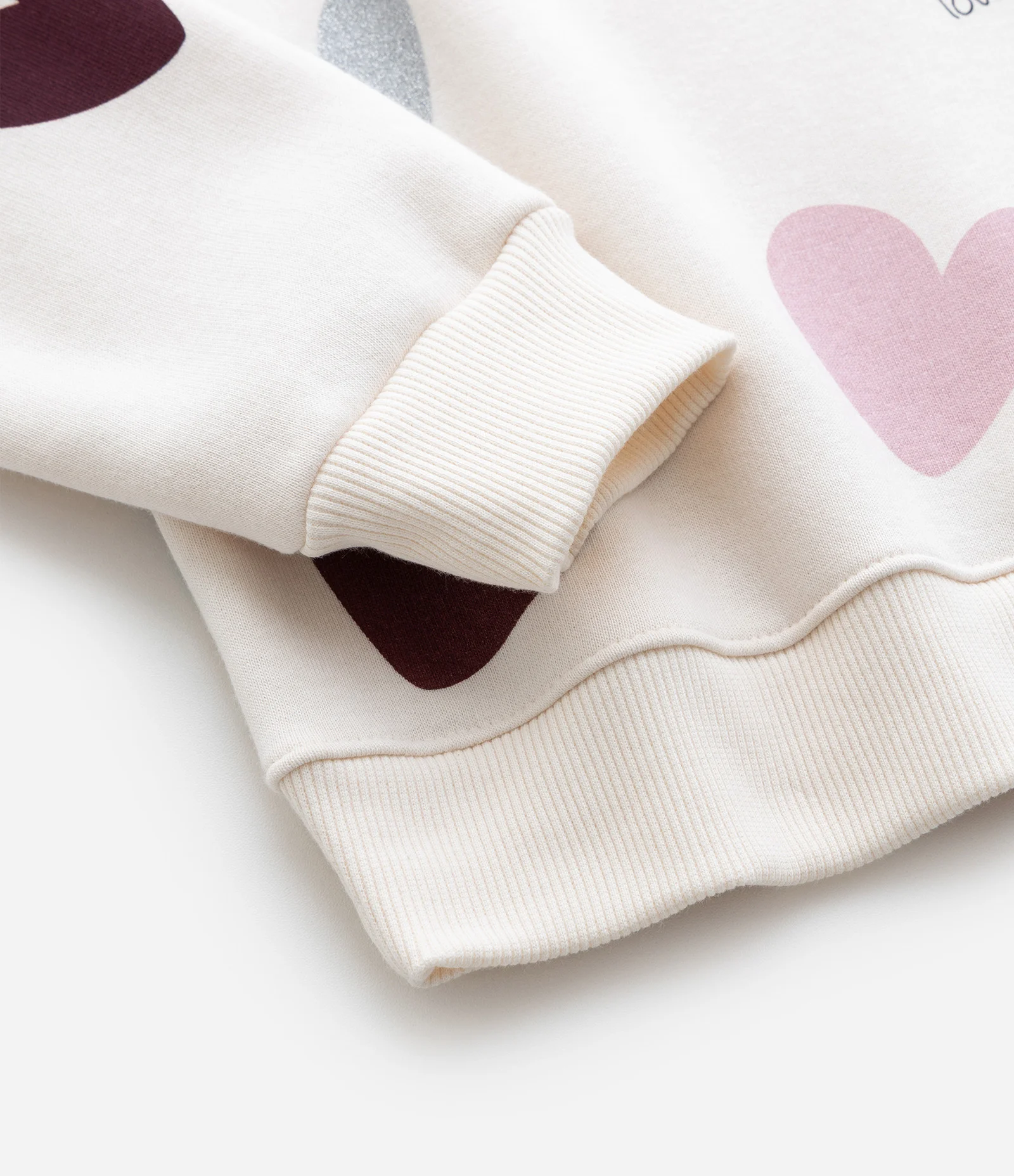 Casaco Infantil com Estampa de Corações – Tam 7 a 14 Anos Off White 6