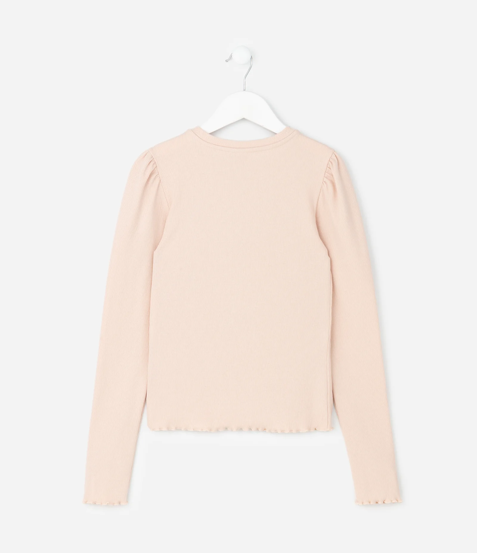 Blusa Infantil Baby Look com Bordado Cerejas – Tam 5 a 14 Anos Rosa Claro 3