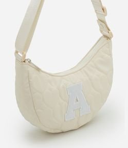 Bolsa Infantil com Letra A Bordada - Tam U