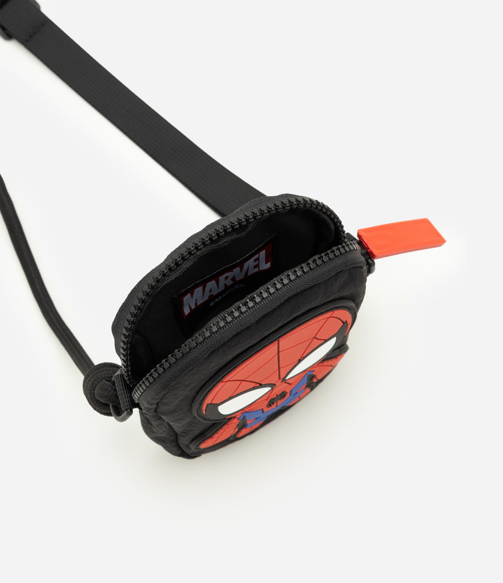 Bolsa Infantil Homem Aranha Transversal Compacta - Tam U Preto 5