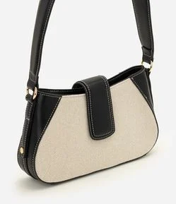 Bolsa Baguete Pequena com Alça Longa