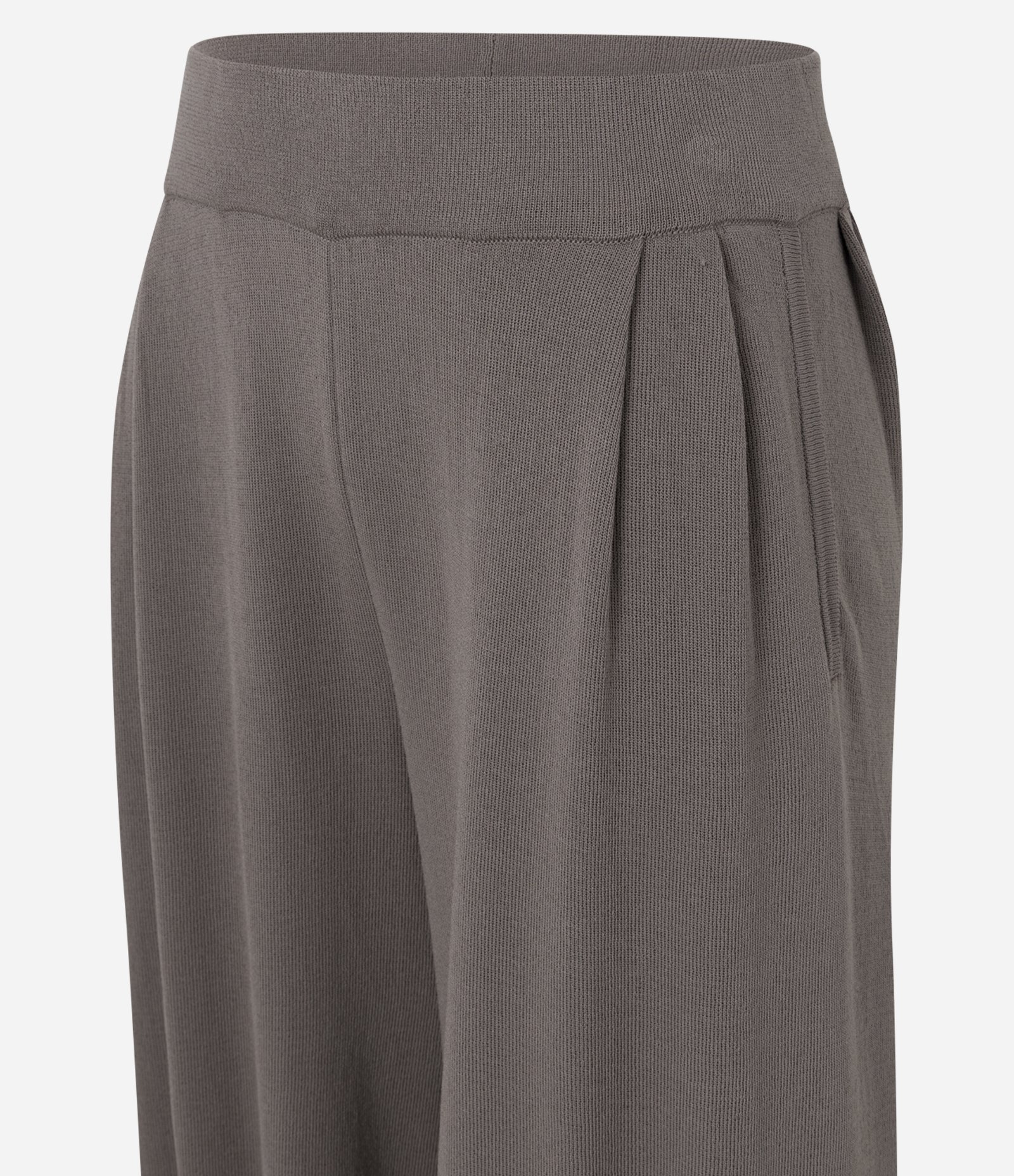Calça Aladim com Cós Alto e Bolsos Laterais Cinza 2