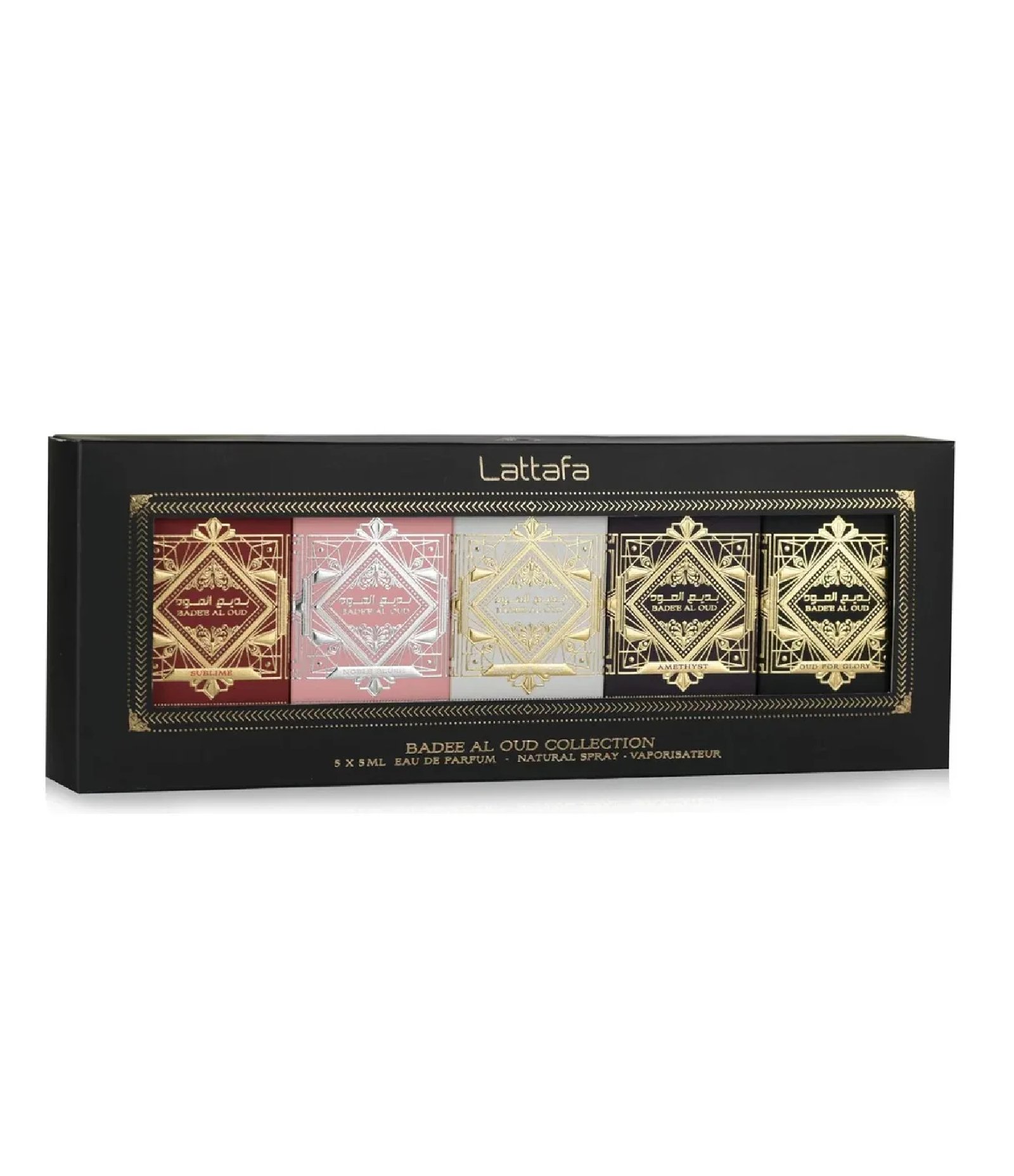 Kit Lattafa Badee Al Oud Collection Mini 5 X EDP 5ml KIT 2