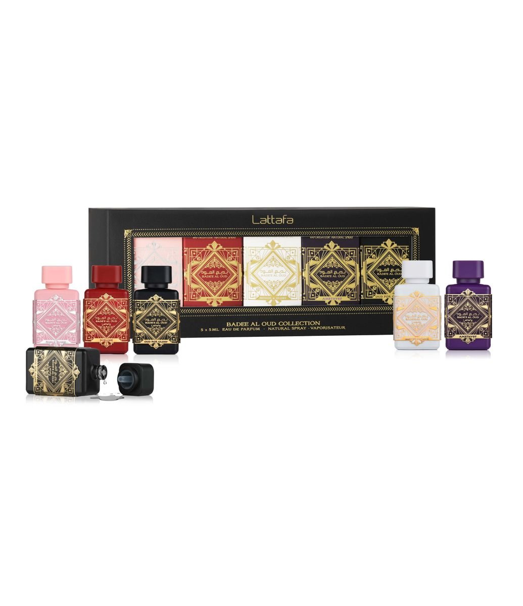 Kit Lattafa Badee Al Oud Collection Mini 5 X EDP 5ml KIT