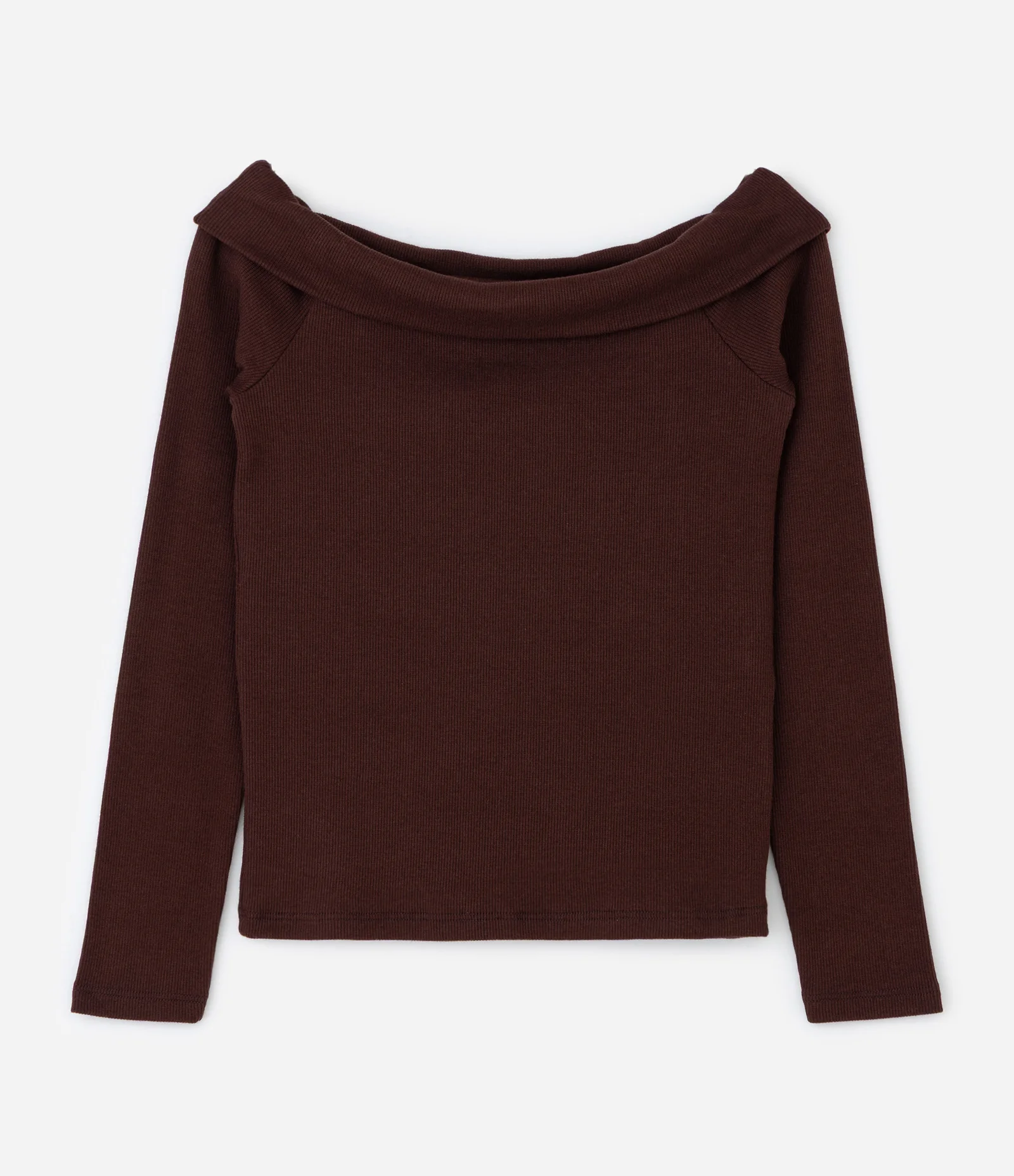 Blusa Infantil com Decote Ombro a Ombro – Tam 5 a 16 Anos Marrom 2