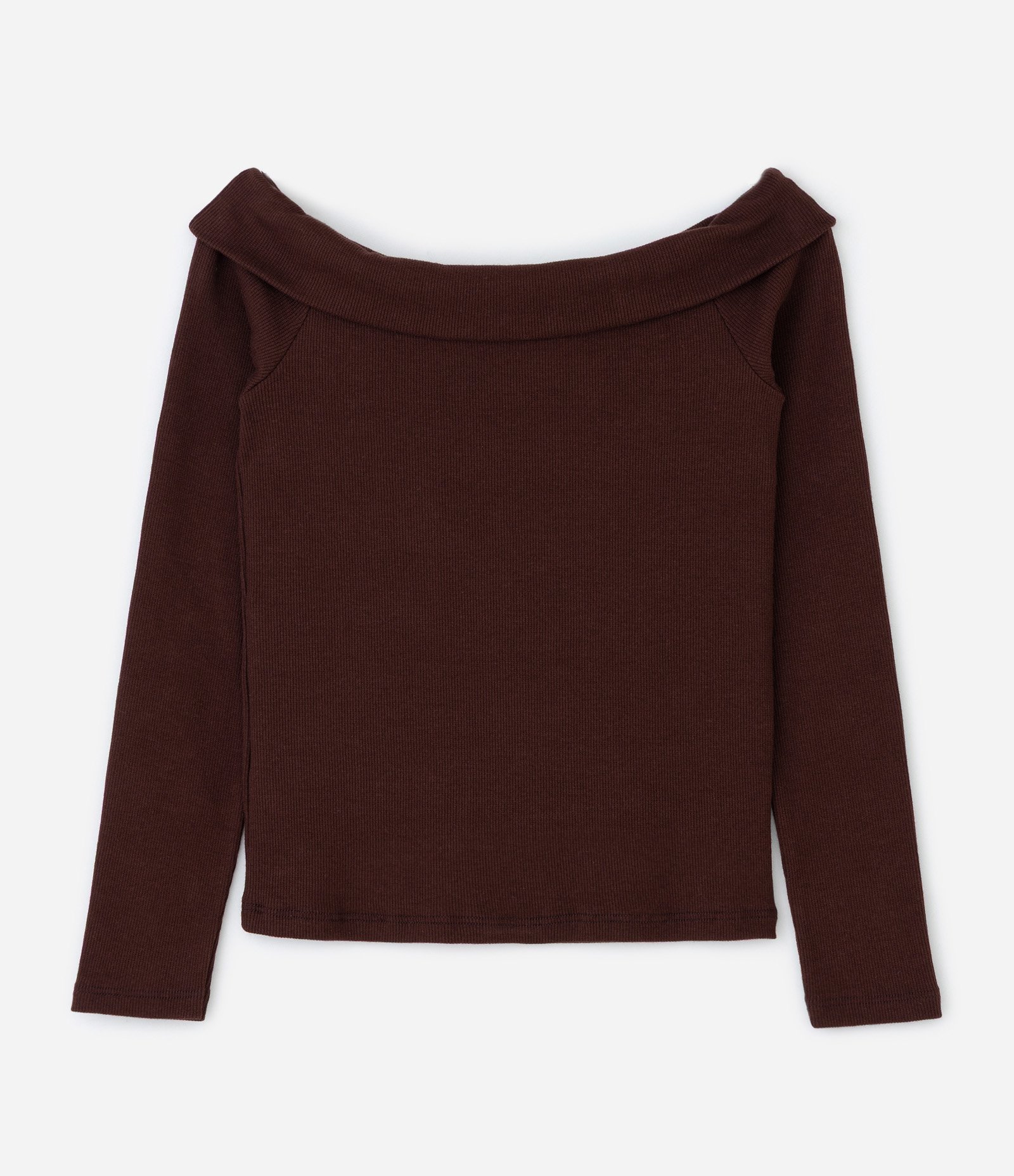 Blusa Infantil com Decote Ombro a Ombro – Tam 5 a 16 Anos Marrom 3