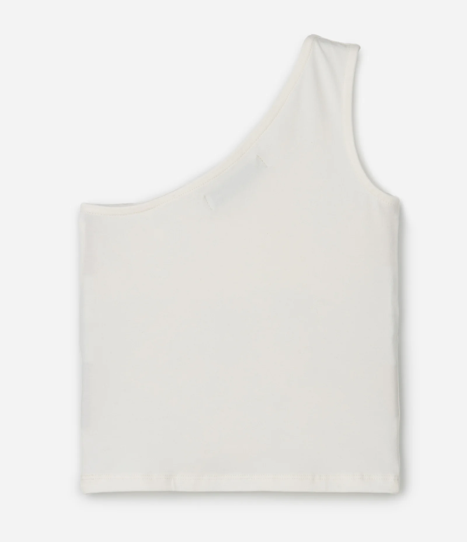 Blusa Infantil Um Ombro com Ilhoses – Tam 5 a 14 Anos Off White 2