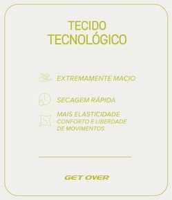 Camiseta Comfort Esportiva em Malha Tecnológica com Tecnologia Dry