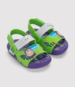 Sandália Infantil com Aplique Buzz Lightyear – Tam 17 a 25