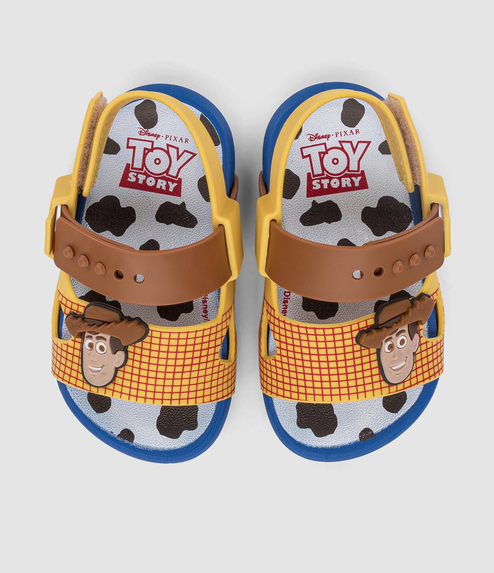 Sandália Infantil com Aplique do Woody Toy Story – Tam 17/18 a 23/24 Amarelo 3