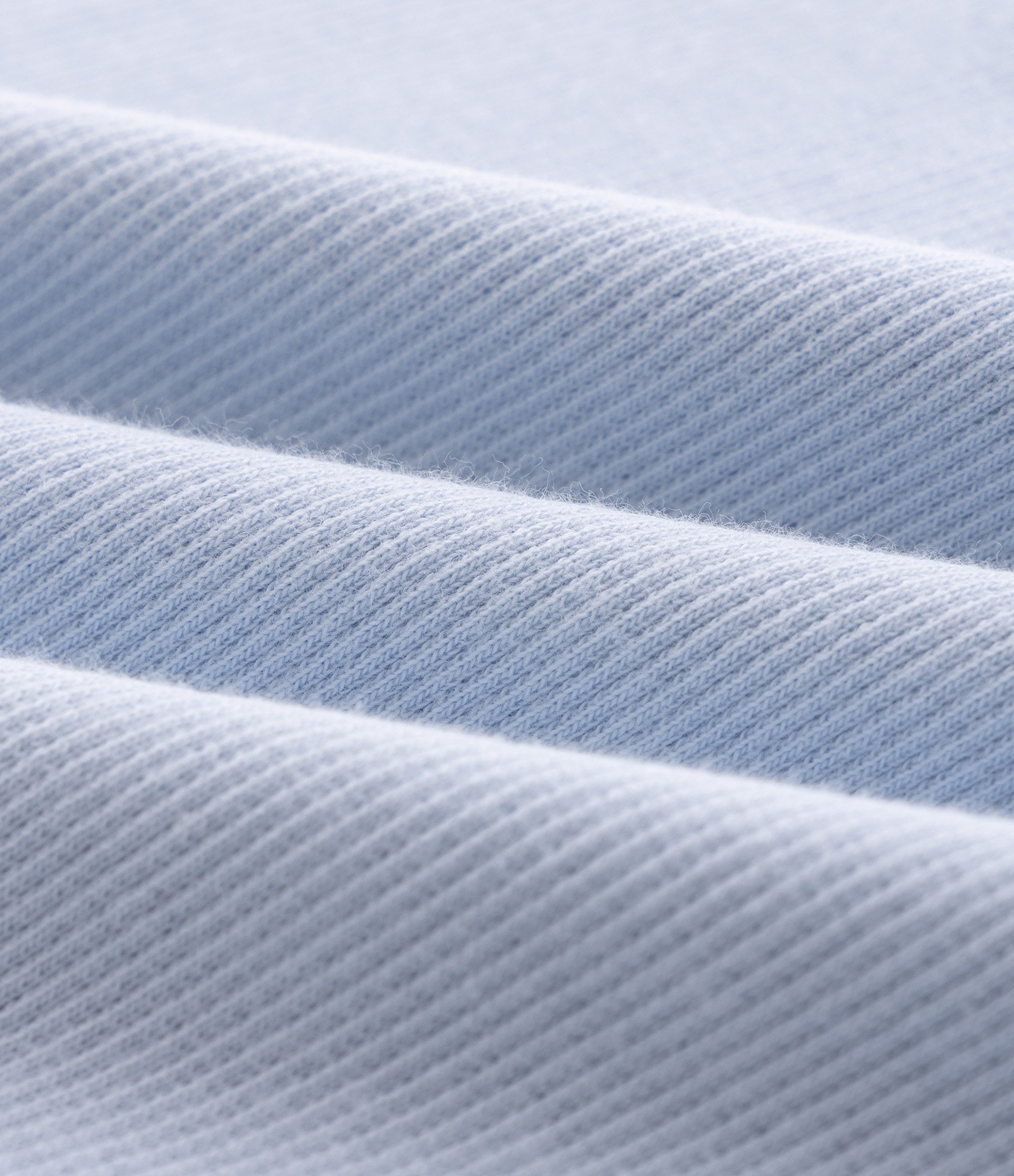 Blusa Infantil Baby Look com Gola Polo – Tam 5 a 16 Anos Azul Bebê 3