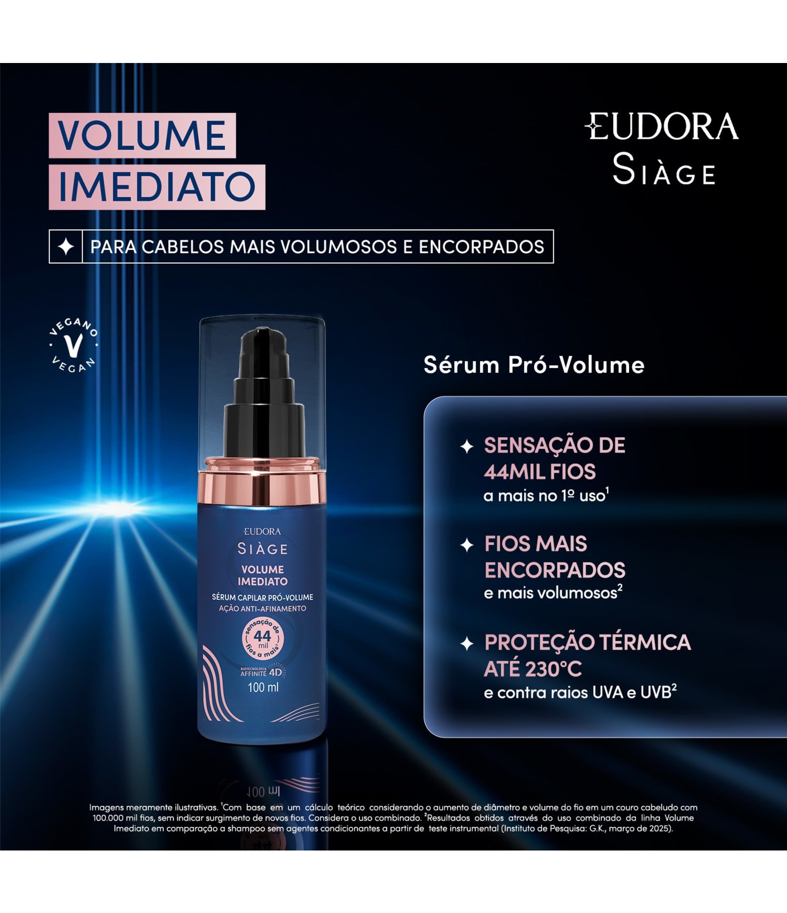 Sérum Capilar Volume Imediato Siàge 100ml 3