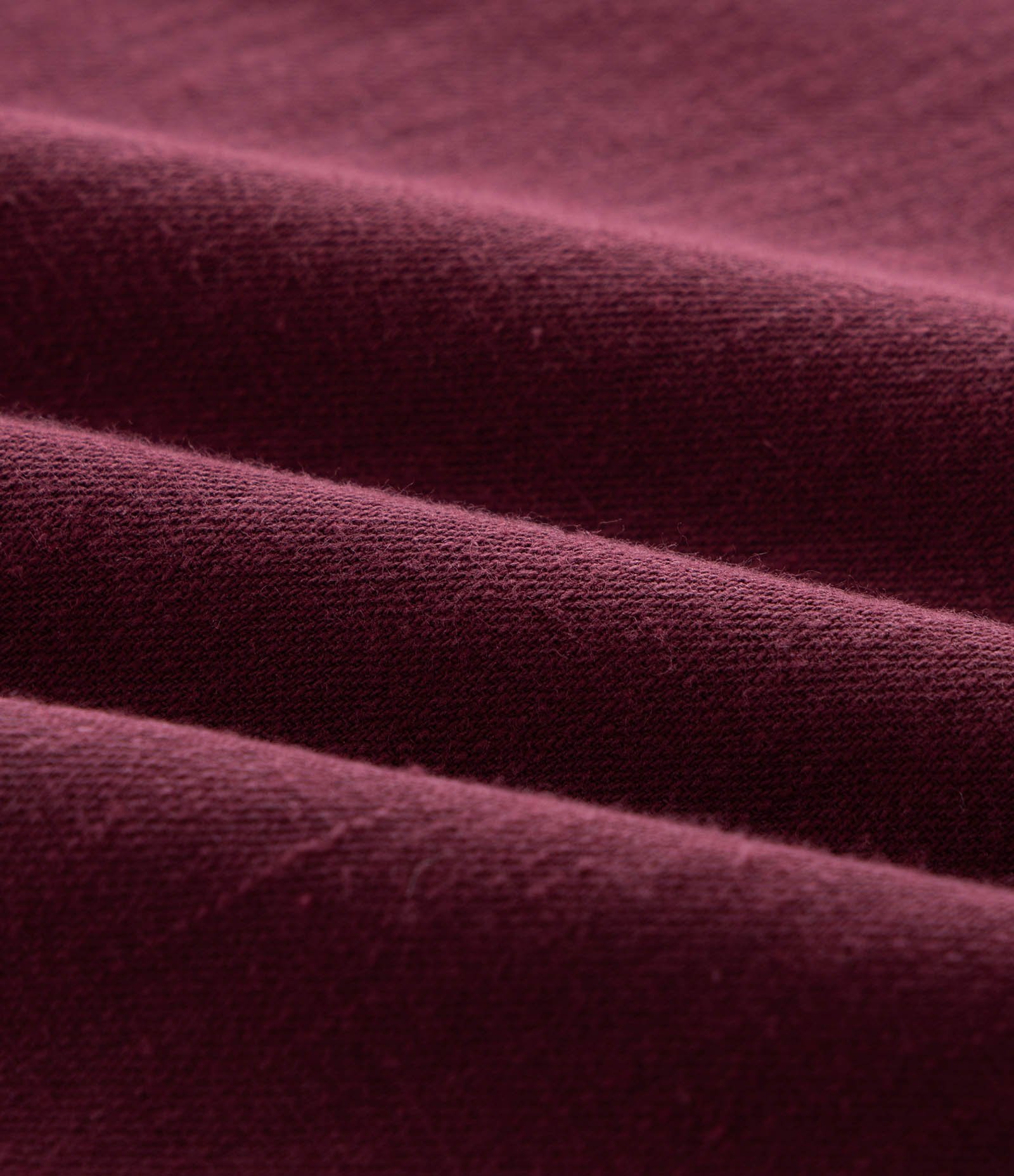 Camisa em Sarja Leve com Pespontos e Barra Larga Curve & Plus Size Bordô 3