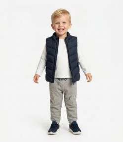 Calça Jogger em Moletom Infantil - Tam 1 a 6 Anos