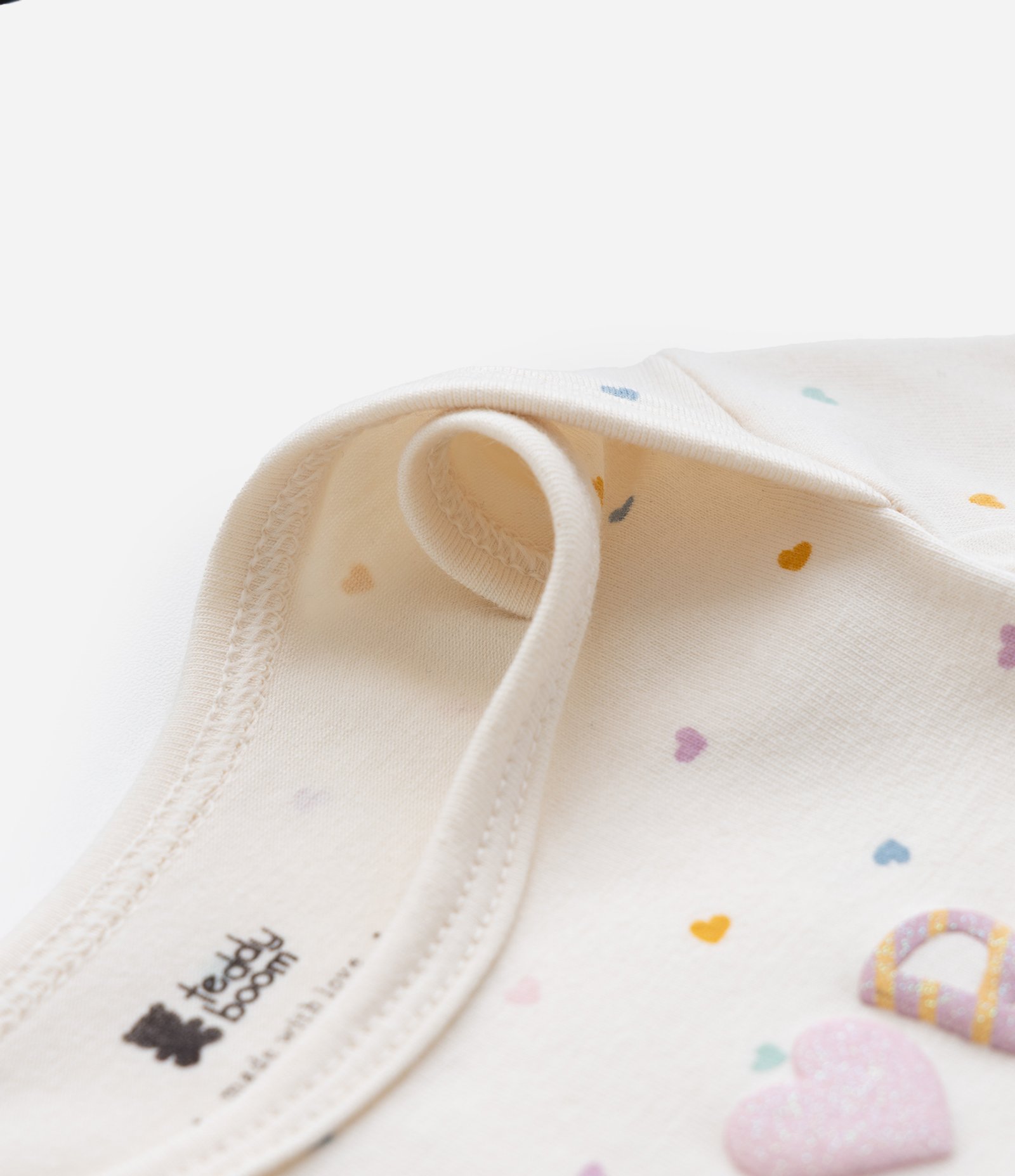 Body Infantil com Lettering Amor da Mamãe – Tam RN a 18 Meses Off White 5