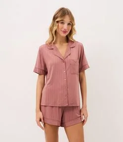 Pijama Americano Curto em Modal
