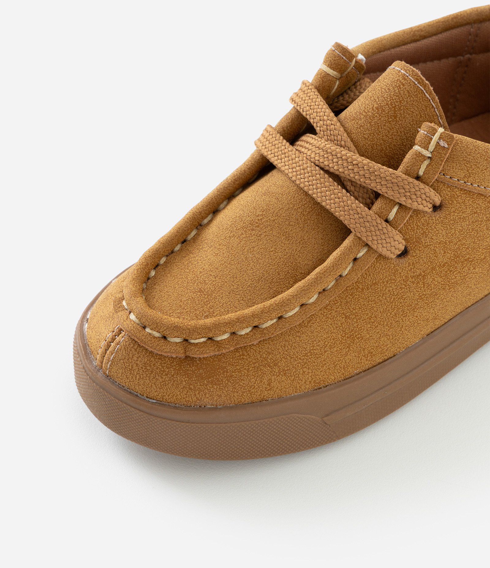 Sapato Dockside Infantil em Efeito Camurça – Tam 20 a 27 Caramelo 5