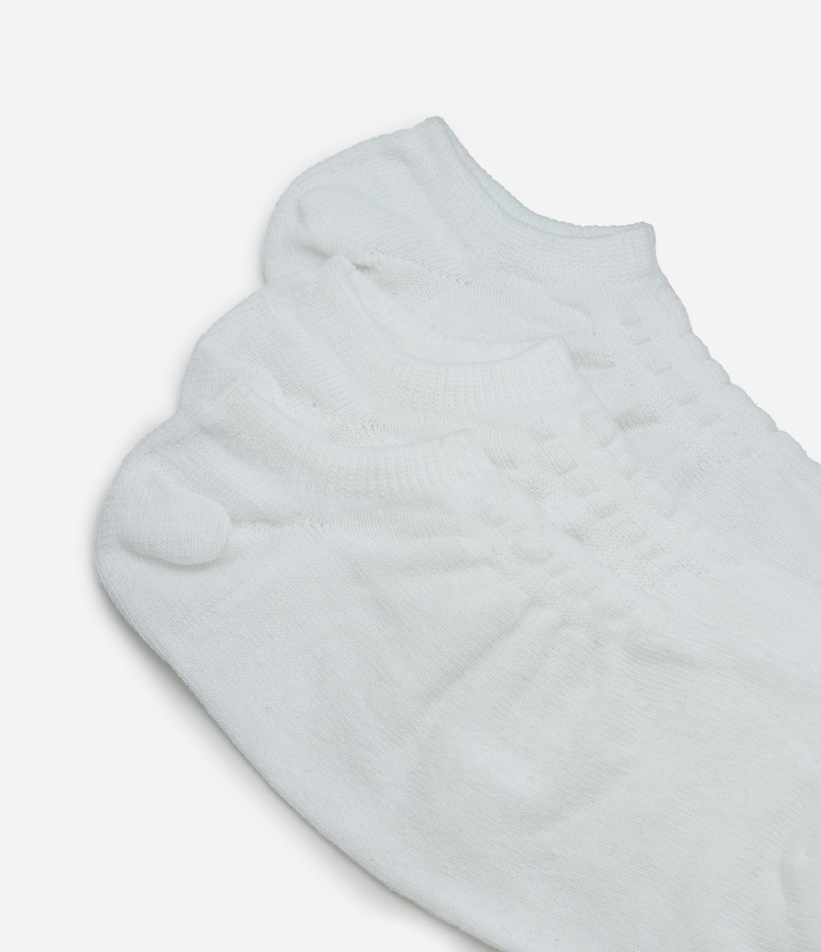 Kit 03 Meias Esportivas Cano Baixo Básicas Branco 4
