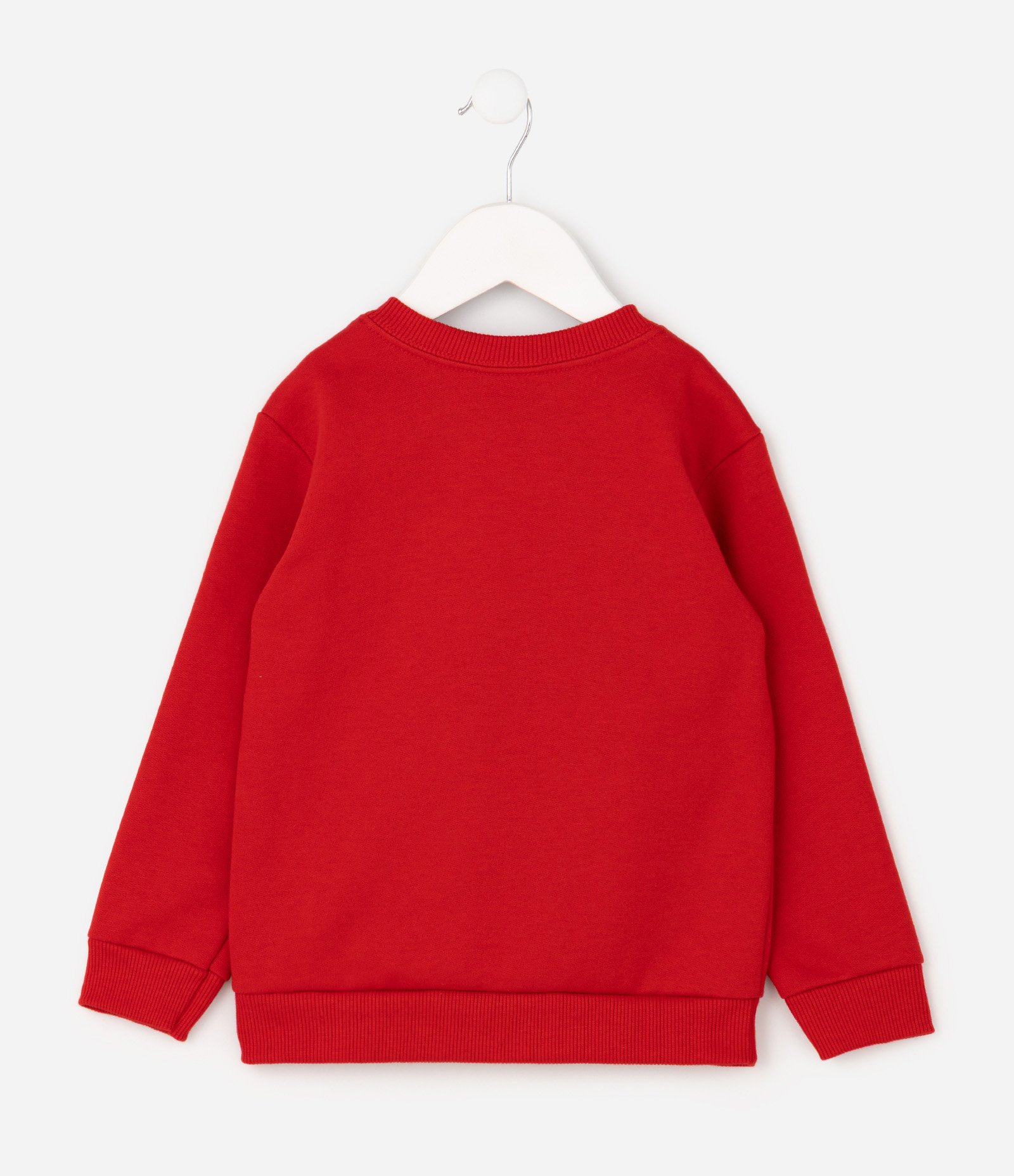 Conjunto Infantil Moletom Carros com Felpa - Tam 2 a 6 Anos Vermelho 4