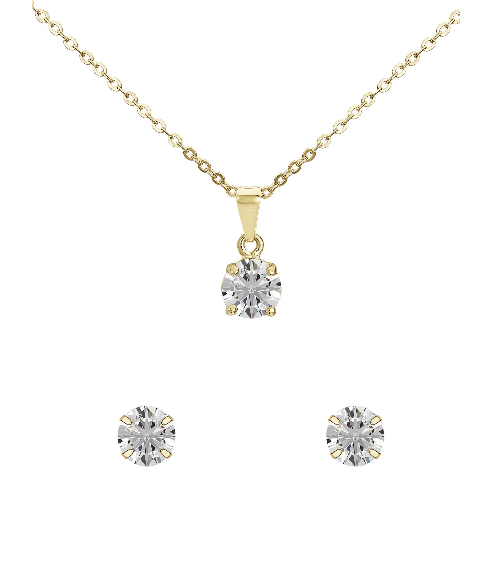 Kit Relógio Analógico Champion Aço CN25467W Dourado 3