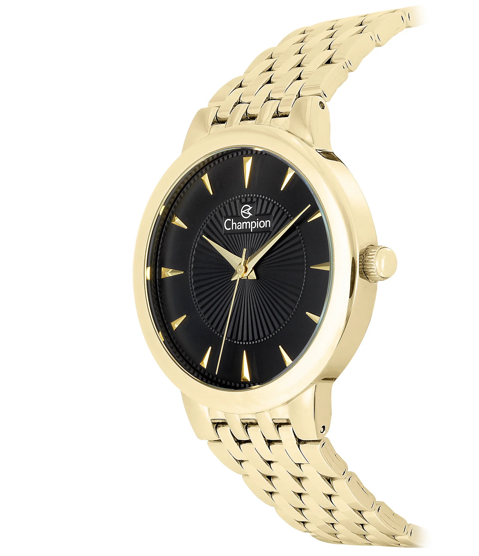 Kit Relógio Analógico Champion Aço CN20515K Dourado 2