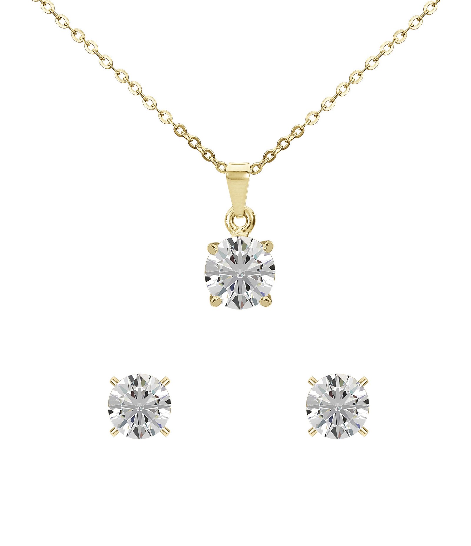 Kit Relógio Analógico Champion Aço Modelo CN25145W Dourado 3