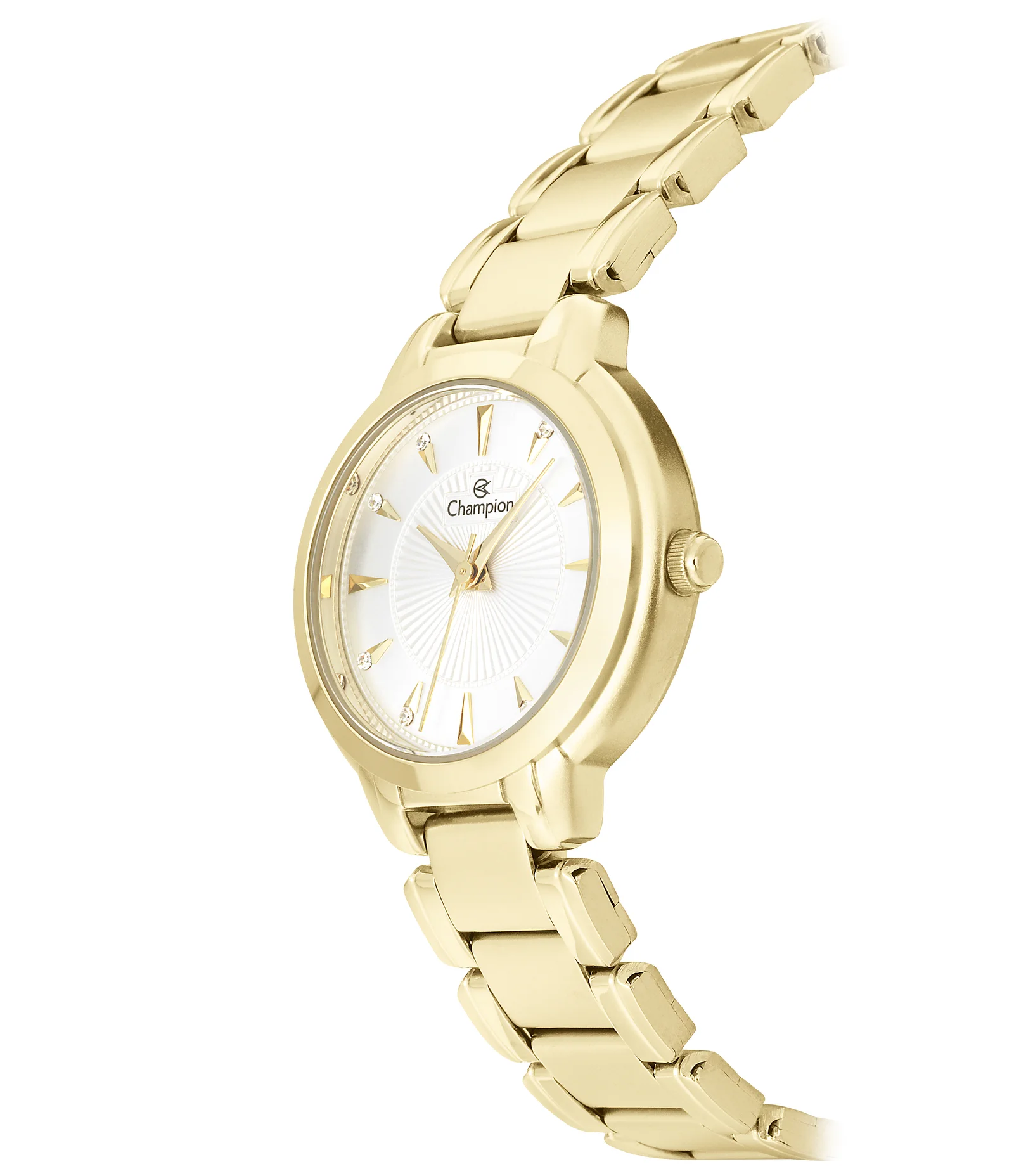 Kit Relógio Analógico Champion em Aço CH24937W      Dourado 2