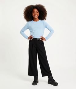 Camiseta Infantil com Franzido Lateral – Tam 5 a 14 Anos
