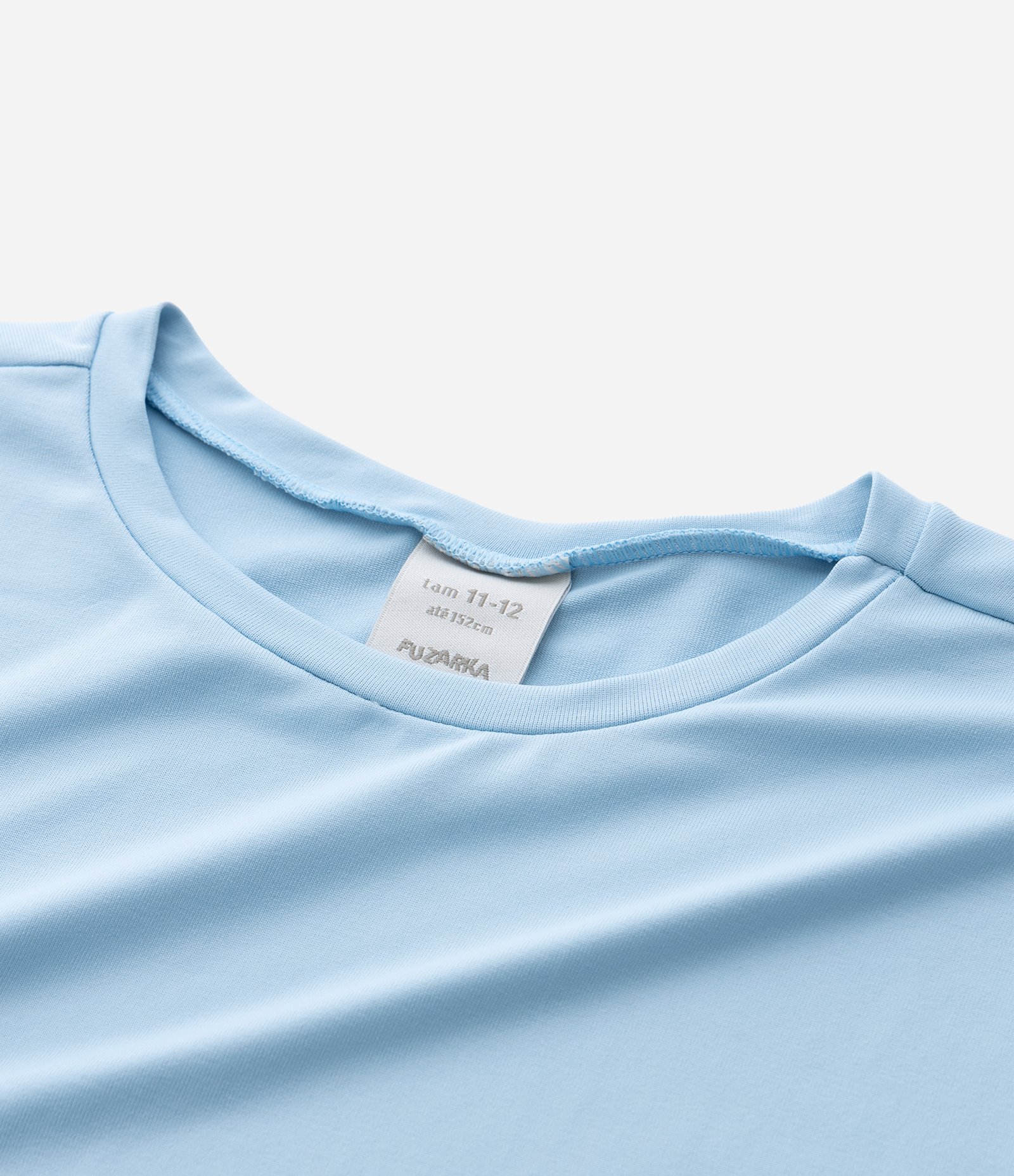 Camiseta Infantil com Franzido Lateral – Tam 5 a 14 Anos Azul 4