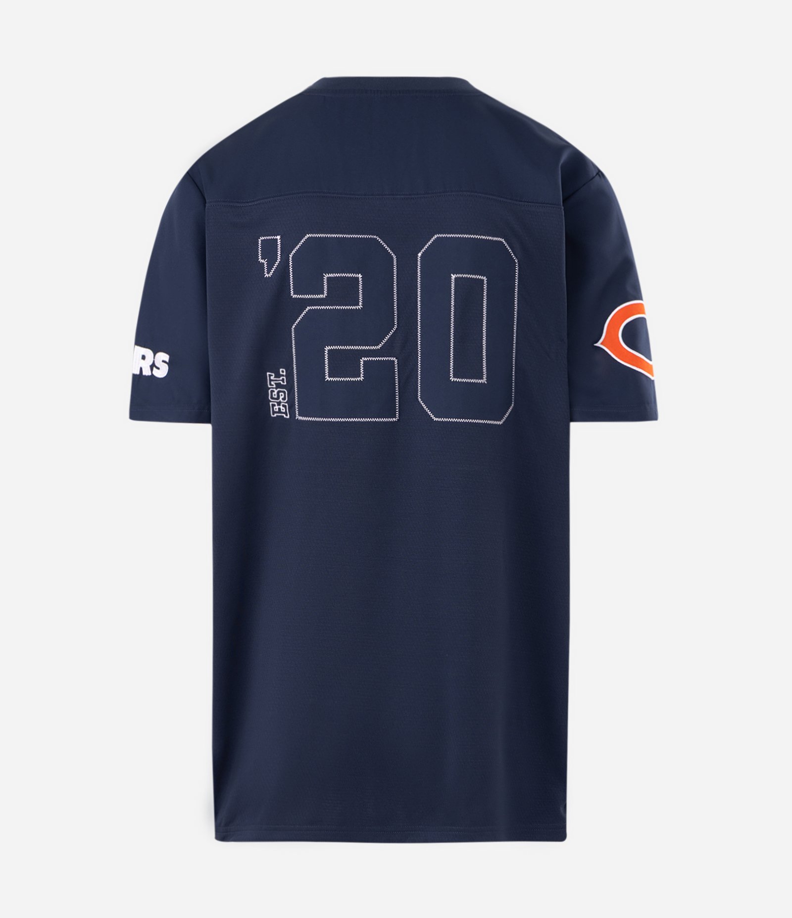 Camiseta Esportiva NFL Bears Dry Manga Curta Azul 6